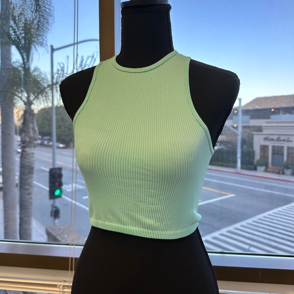Turquoise crop top